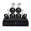 Lorex Fusion 4K 8.0-MP 12-Camera-Capable 2-TB DVR System with 6 Wired Smart Deterrence CVI Cameras, White (D881A82B-8DA6-E)