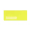 Clearance LUX #10 (4 1/8" x 9 1/2") Bright Window Envelopes, Electric Yellow, 250/BX