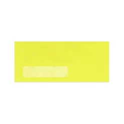 Best LUX 4 1/8" x 9 1/2" #10 Window Envelopes, Midnight Black, 50/Pack