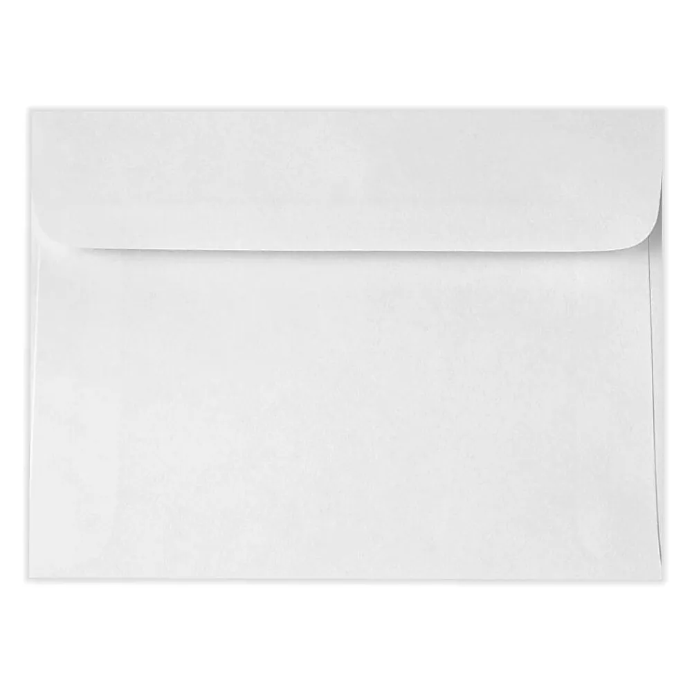 Best LUX 5 1/2 x 8 1/2 Booklet Envelopes 50/Pack, 24lb. Bright White (49420-50)
