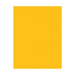Card Stock*LUX 100 lb. Cardstock Paper, 8.5" x 11", Sunflower Yellow, 50 Sheets/Pack (81211-C-84-50)