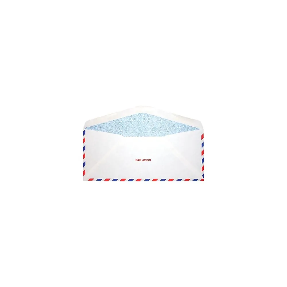 Clearance LUX #10 Regular (4 1/8 x 9 1/2) 50/Box, Airmail w/ Security Tint (WS-2956-50)