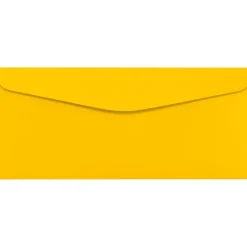 Online LUX #10 Regular Envelopes (4 1/8 x 9 1/2) 500/Pack, Sunflower (-4260-12-500)