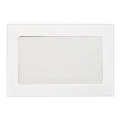 New LUX 6 x 9 Full Face Window Envelopes 50/Pack, 28lb. Bright White (FFW-69-50)