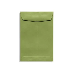Clearance LUX 9" x 12" 70lbs. Open End Envelopes, Avocado Green, 50/Pack