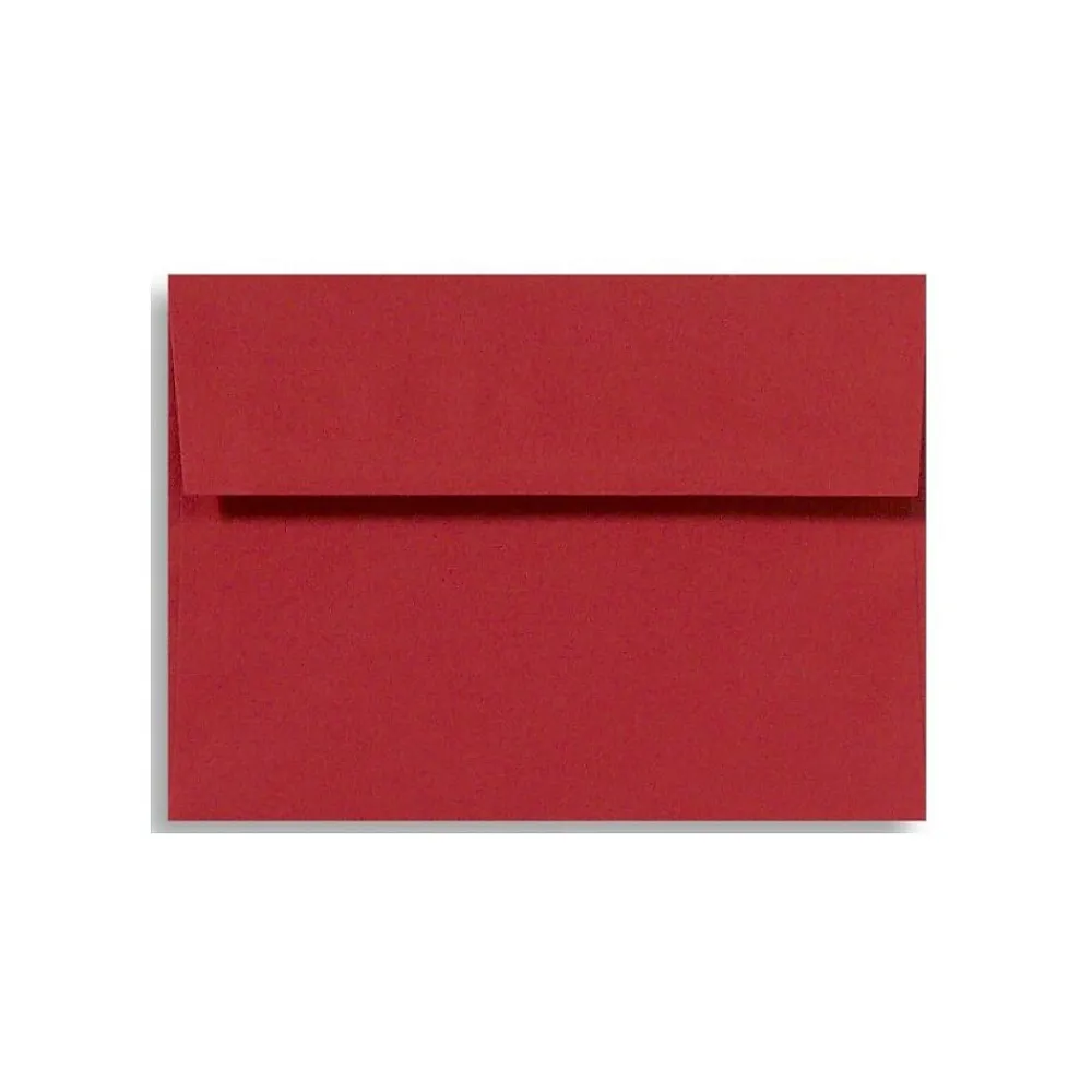 Discount LUX A4 Invitation Envelopes (4 1/4 x 6 1/4) 50/Box, Holiday Red (4872-R-50)