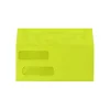 Sale LUX Double Window Invoice Envelopes, 4 1/8 x 9 1/2, Wasabi 250/Pack