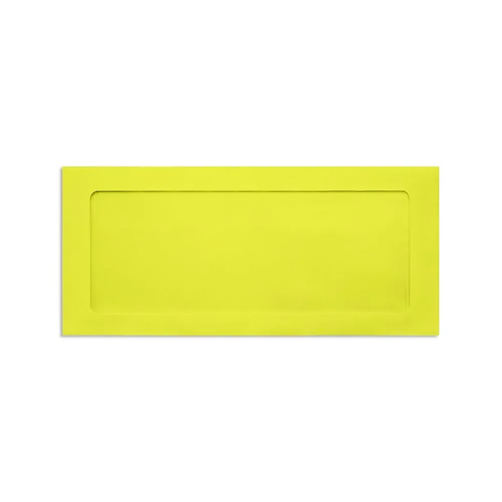 Hot LUX Full Face Window Envelopes, Citrus 4.12 x 9.5 inch 500/Pack