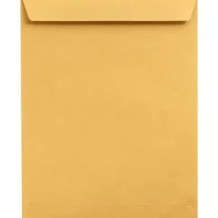 Hot LUX Jumbo Kraft Open End Flap Envelopes, 13" x 17", Brown Kraft, 250/Box (85739-250)