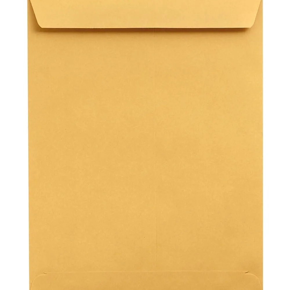 Hot LUX Jumbo Kraft Open End Flap Envelopes, 13" x 17", Brown Kraft, 250/Box (85739-250)
