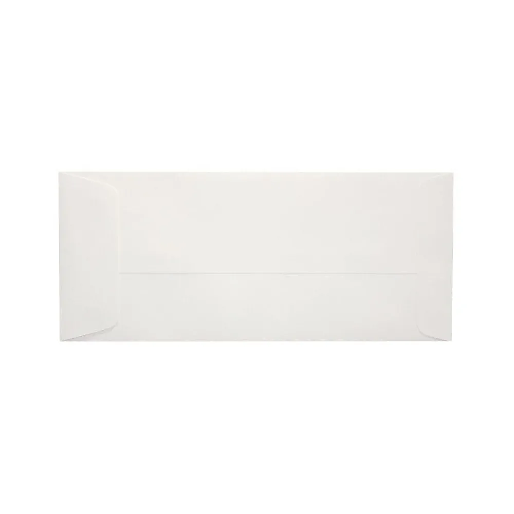 Outlet LUX 80lb 4 1/8"x9 1/2" Open End #10 Envelopes W/Peel&Press, White Linen, 250/BX