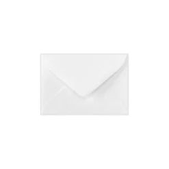 Sale LUX Moistenable Glue #17 Invitation Envelope, 2 11/16" x 3 11/16", White, 50/Box (LEVC-WLI-50)