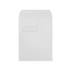 Hot LUX Open End Open End Window Envelope, 9" x 12", White Linen, 50/Pack (1590-WLI-50)