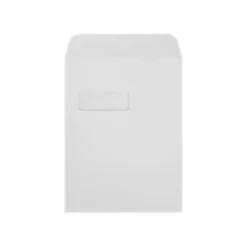 Outlet LUX Open End Open End Window Envelope, 9" x 12", White Linen, 250/Pack (1590-WLI-250)