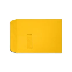 Sale LUX Open End Window Envelopes 9" x 12", Sunflower Yellow