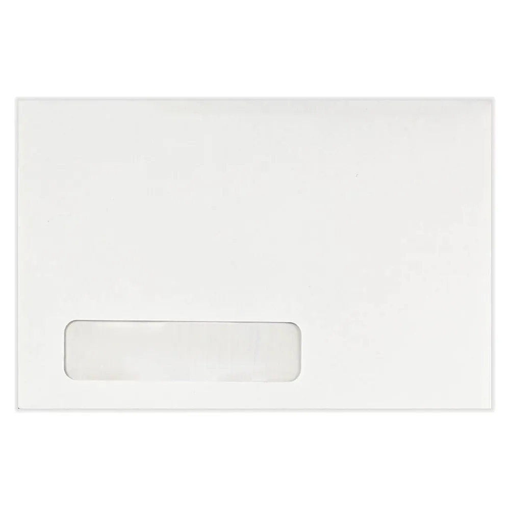 Sale LUX Self Seal Window Envelope, 6" x 9", Bright White, 500/Pack (22646-500)