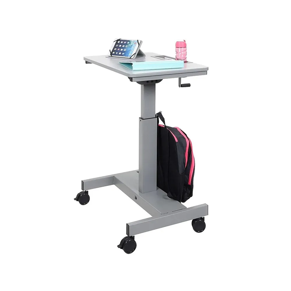Standing Desks*Luxor Student 27"W Adjustable Desk, Steel/Laminate (STUDENT-C)