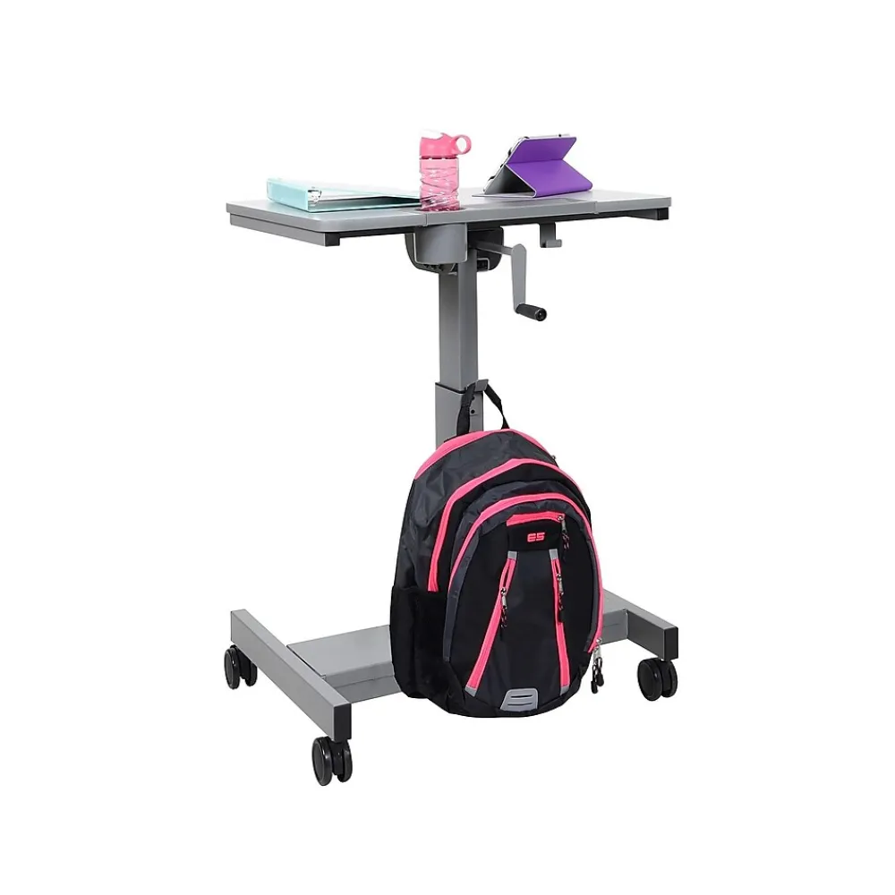 Standing Desks*Luxor Student 27"W Adjustable Desk, Steel/Laminate (STUDENT-C)