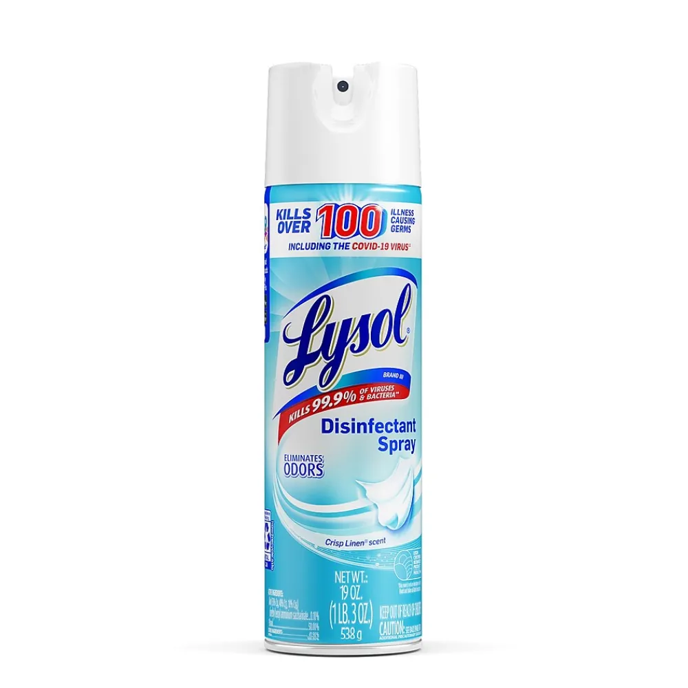 Disinfectant Spray, Crisp Linen Scent, 19 oz. (1920079329)<Lysol