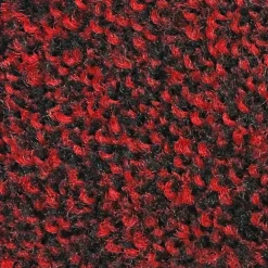 M + A Matting Plush Commercial Wiper Floor Mat, 7.92' x 3.75', Red Pepper (1807648590)