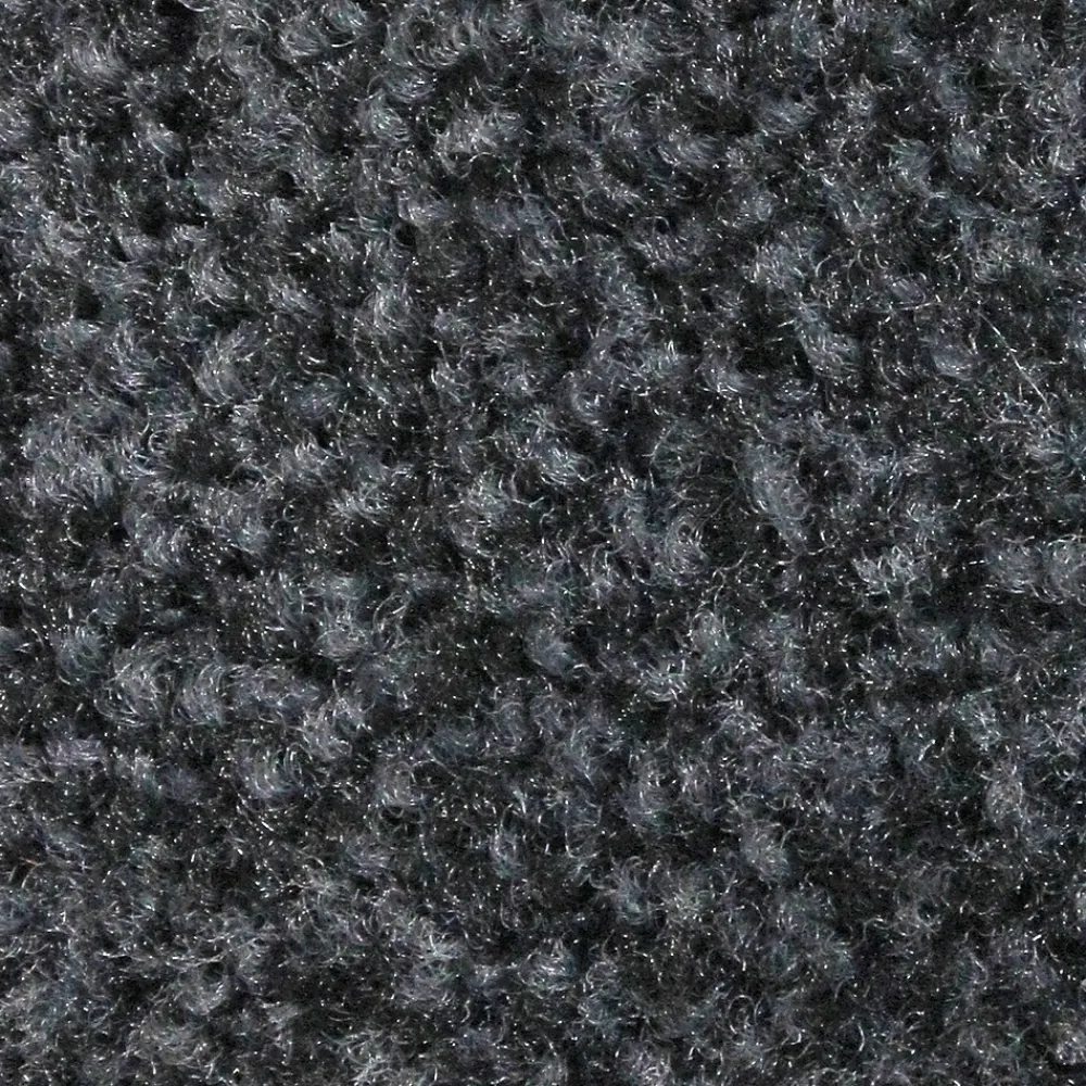 M + A Matting Plush Commercial Floor Mat, 5.75' x 3.75', Midnight Grey (1806746590)