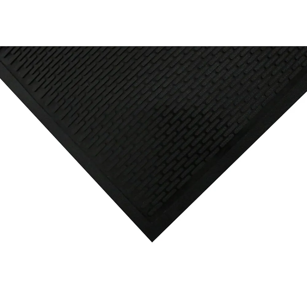 M + A Matting SuperScrape Commercial Outdoor Scraper Floor Mat, 3.75' x 5.67', Black (555046100)