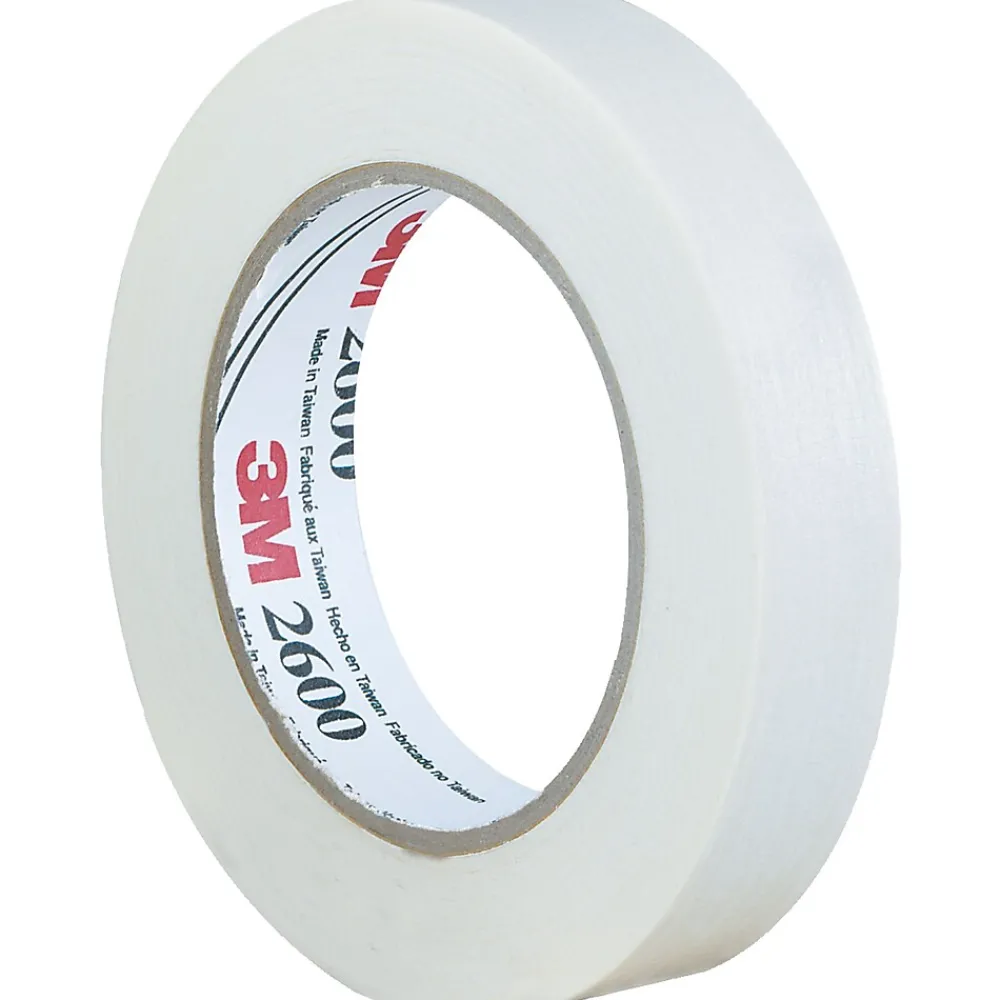 Sale 3M 2600 Masking Tape, 4.4 Mil, 1" x 60 yds., White, 36/Case (T935260)