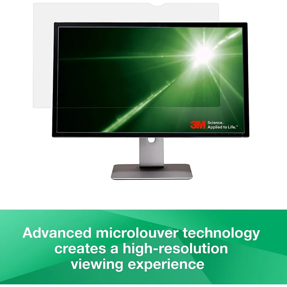 Anti-Glare Filter for 23.8" Widescreen Monitor, 16:9 Aspect Ratio (AG238W9B)<3M New