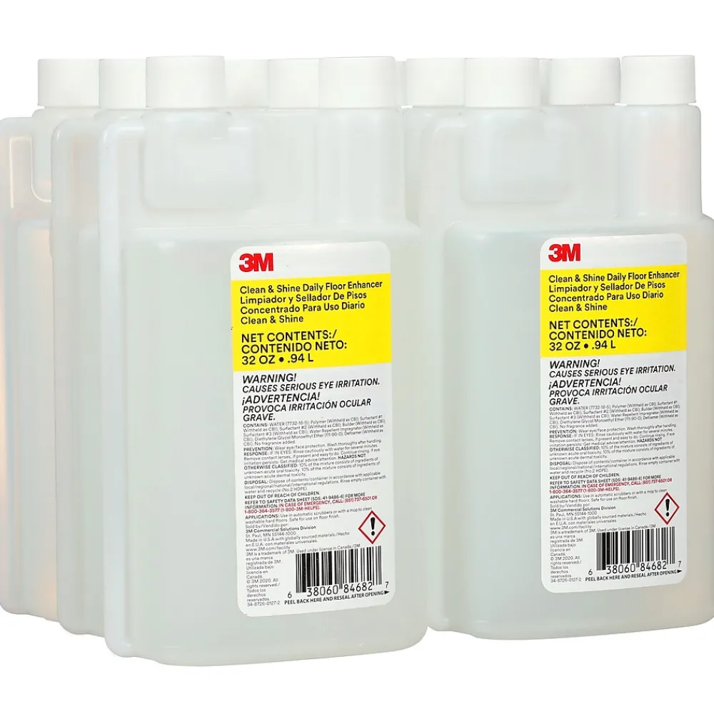 Clean & Shine Daily Floor Enhancer Doser, 32 oz, 6/Carton (84682)<3M Clearance