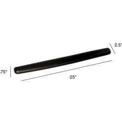 Hot 3M ™ Gel Wrist Rest for Keyboard and Mouse, Black, Easy Clean Cover, Anti-microbial Product Protection (WR340LE)