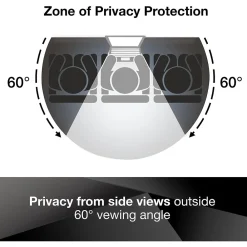 Privacy Filter for 23.8 in Full Screen Monitor with COMPLY Magnetic Attach, 16:9 Aspect Ratio (PF238W9E)<3M