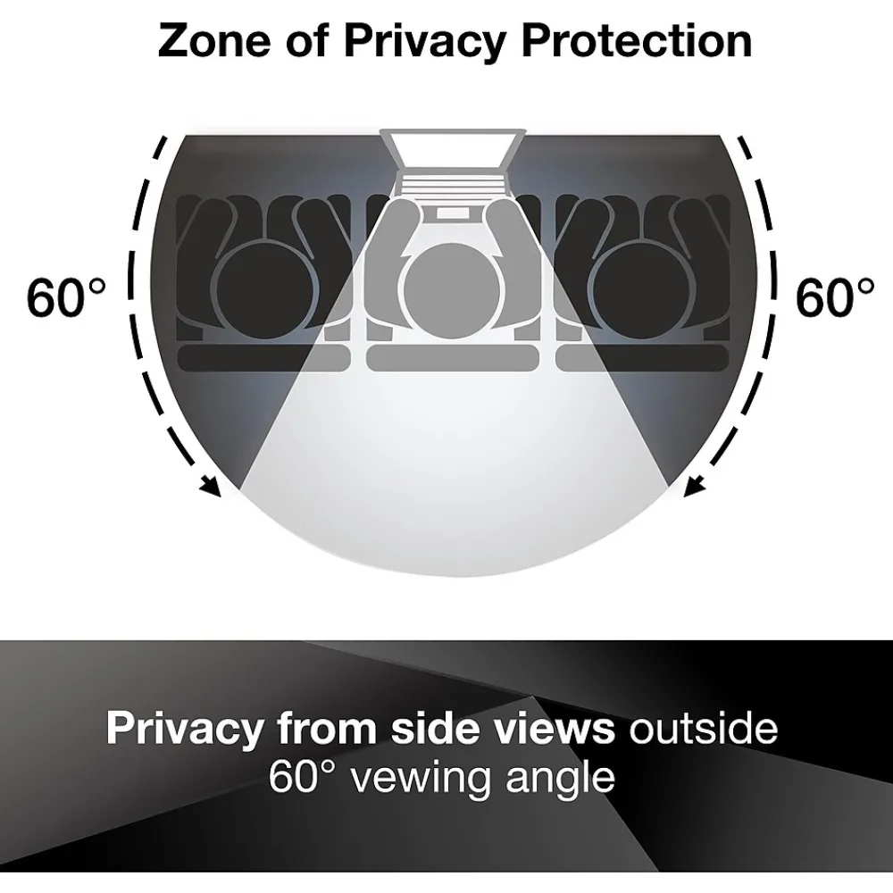 Privacy Filter for 23.8 in Full Screen Monitor with COMPLY Magnetic Attach, 16:9 Aspect Ratio (PF238W9E)<3M