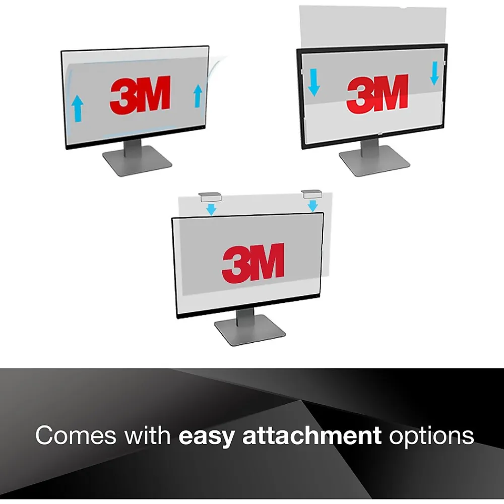 Privacy Filter for 23.8 in Full Screen Monitor with COMPLY Magnetic Attach, 16:9 Aspect Ratio (PF238W9E)<3M
