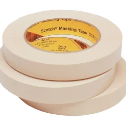 Hot 3M ™ Scotch® 1" x 60 Yards x 7.6 mil Masking Tape 231, Tan, 12 Rolls (T93523112PK)