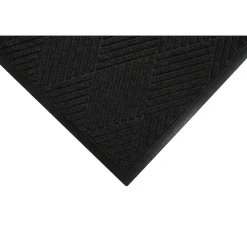 M + A Matting M+A Matting WaterHog Max Diamond Classic Mat, universal cleated, 3' x 10', Black Smoke (229570310070)