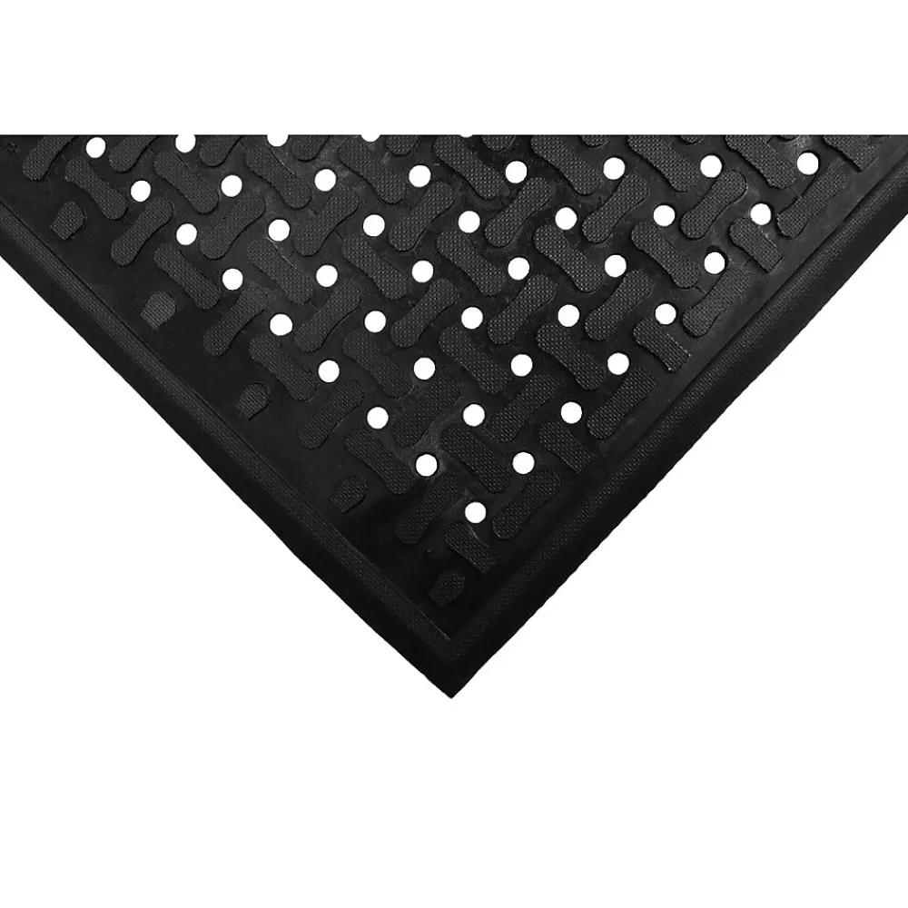 M + A Matting M+A Matting Comfort Flow Anti-Fatigue Mat, 56" x 34 Black (420135900)