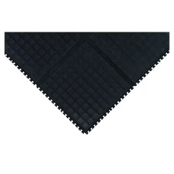 M + A Matting M+A Matting Hog Heaven III Comfort Anti-Fatigue Mat, 3' x 3.32', Black Side (447202100)