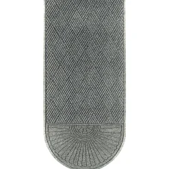 M + A Matting M+A Matting WaterHog Max Grand Diamond, Mat + One End, Universal Cleated, 3' x 5.5', Grey Ash (2220000000000)