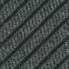 M + A Matting M+A Matting WaterHog Max Grand Diamond, Mat + One End, Universal Cleated , 3' x 5.5', Black Smoke (2220000000000)