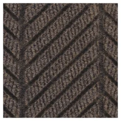 M + A Matting M+A Matting WaterHog Max Herringbone Classic Mat, Universal Cleated, 2' x 3', Chestnut Brown (22407523070)