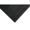 M + A Matting M+A Matting WaterHog Max Herringbone Fashion Mat, Universal Cleated, 3' x 5', Black Smoke (22417035070)