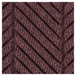 M + A Matting M+A Matting WaterHog Max Herringbone Classic Mat, Smooth, 3' x 10', Maroon (224074000000)