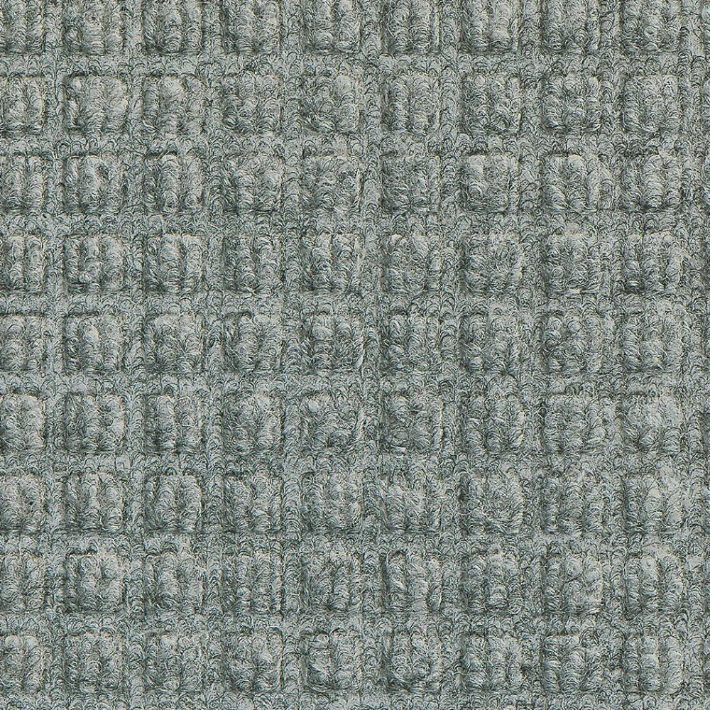 M + A Matting M+A Matting WaterHog Squares Fashion Mat, Universal Cleated, 6' x 20', Medium Grey (28057620070)