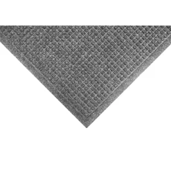 M + A Matting M+A Matting WaterHog Squares Fashion Mat, Universal Cleated, 3' x 10',Medium Grey (28057310070)
