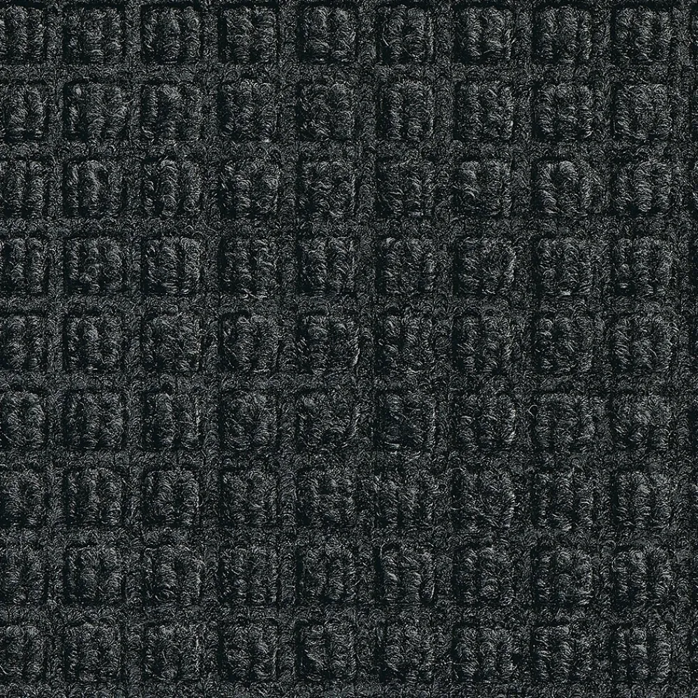 M + A Matting M+A Matting WaterHog Squares Fashion Mat, Universal Cleated, 6' x 20', Charcoal (28054620070)