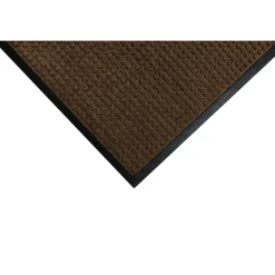 M + A Matting M+A Matting WaterHog Squares Classic Mat, Universal Cleated, 6' x 8', Dark Brown (2005268070)