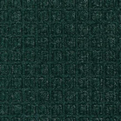 M + A Matting M+A Matting WaterHog Squares Classic Mat, Universal Cleated, 3' x 10', Evergreen (20059310070)
