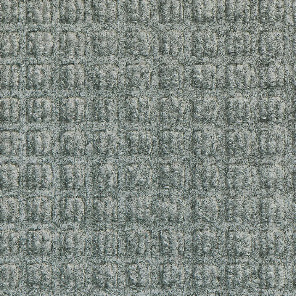 M + A Matting M+A Matting WaterHog Squares Classic Mat, Universal Cleated, 3' x 10', Medium Grey (20057310070)