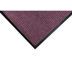 M + A Matting M+A Matting WaterHog Squares Classic Mat, Universal Cleated, 3' x 5', Bordeaux (2006035070)