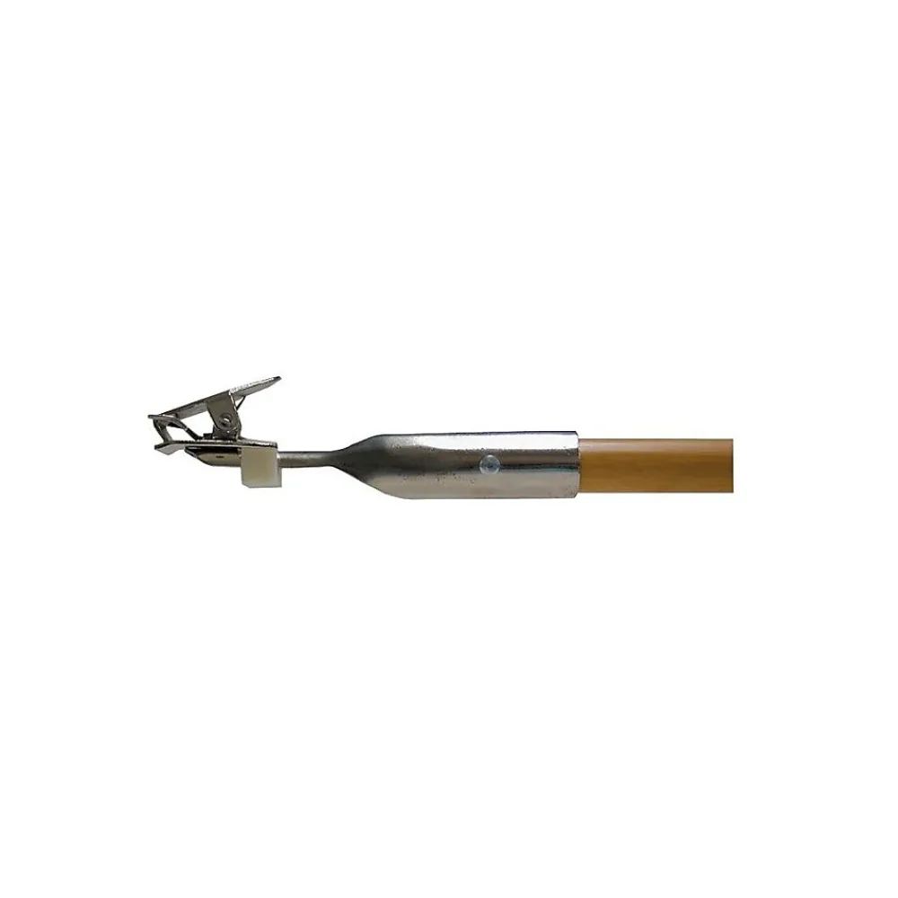 54" Dust Mop Handle, Brown/Silver (455-DM-60)<Magnolia Brush New